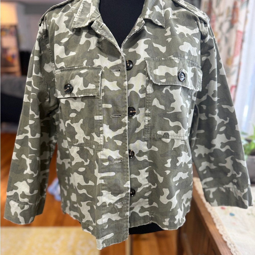 Camouflage Utility Jacket NWOT